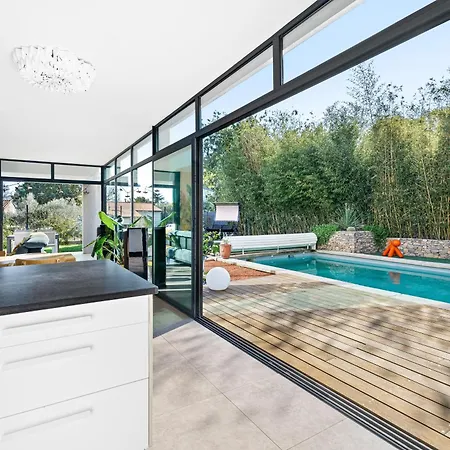 Chez Jennifer - Luxueuse D'architecte Avec Piscine Privee * Villevieille