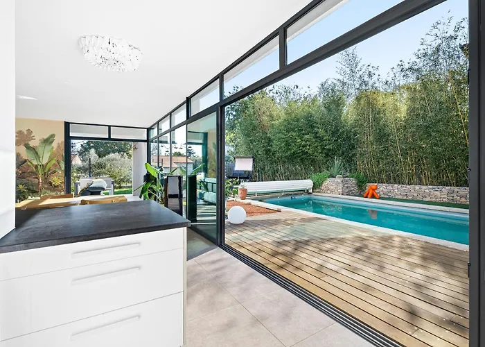 Chez Jennifer - Luxueuse D'architecte Avec Piscine Privee * Villevieille