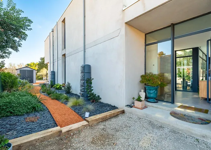 Chez Jennifer - Luxueuse D'architecte Avec Piscine Privee Villevieille